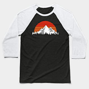 The Retro Mountain Baseball T-Shirt